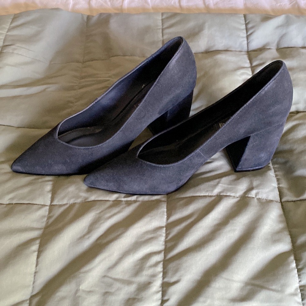Suede Heels